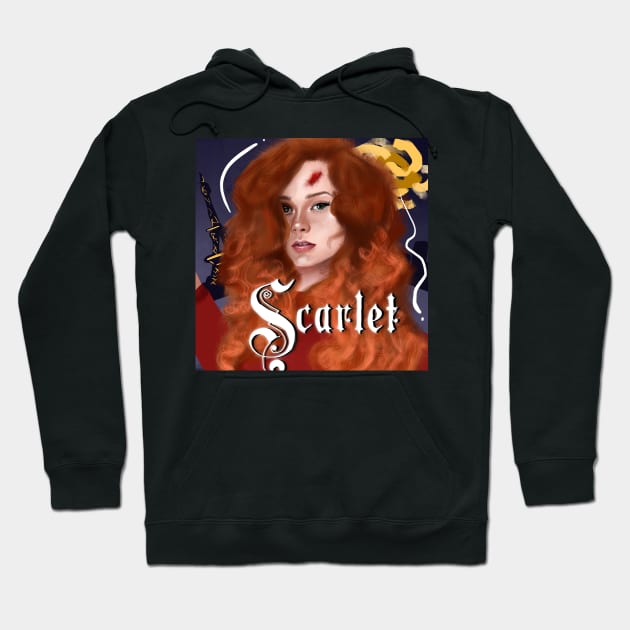 Scarlet (The Lunar Chronicles) Hoodie by Imaginelouisa